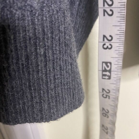 Banana Republic Factory Sweater Womens SZ Medium Wool Blend Ribbed Mock Neck - Picture 7 of 7